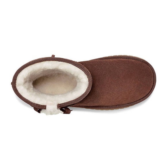 🤎Womens Koolaburra by UGG Victoria Short Suede Bow Boots NWT‼️FINAL SALE - Picture 4 of 5